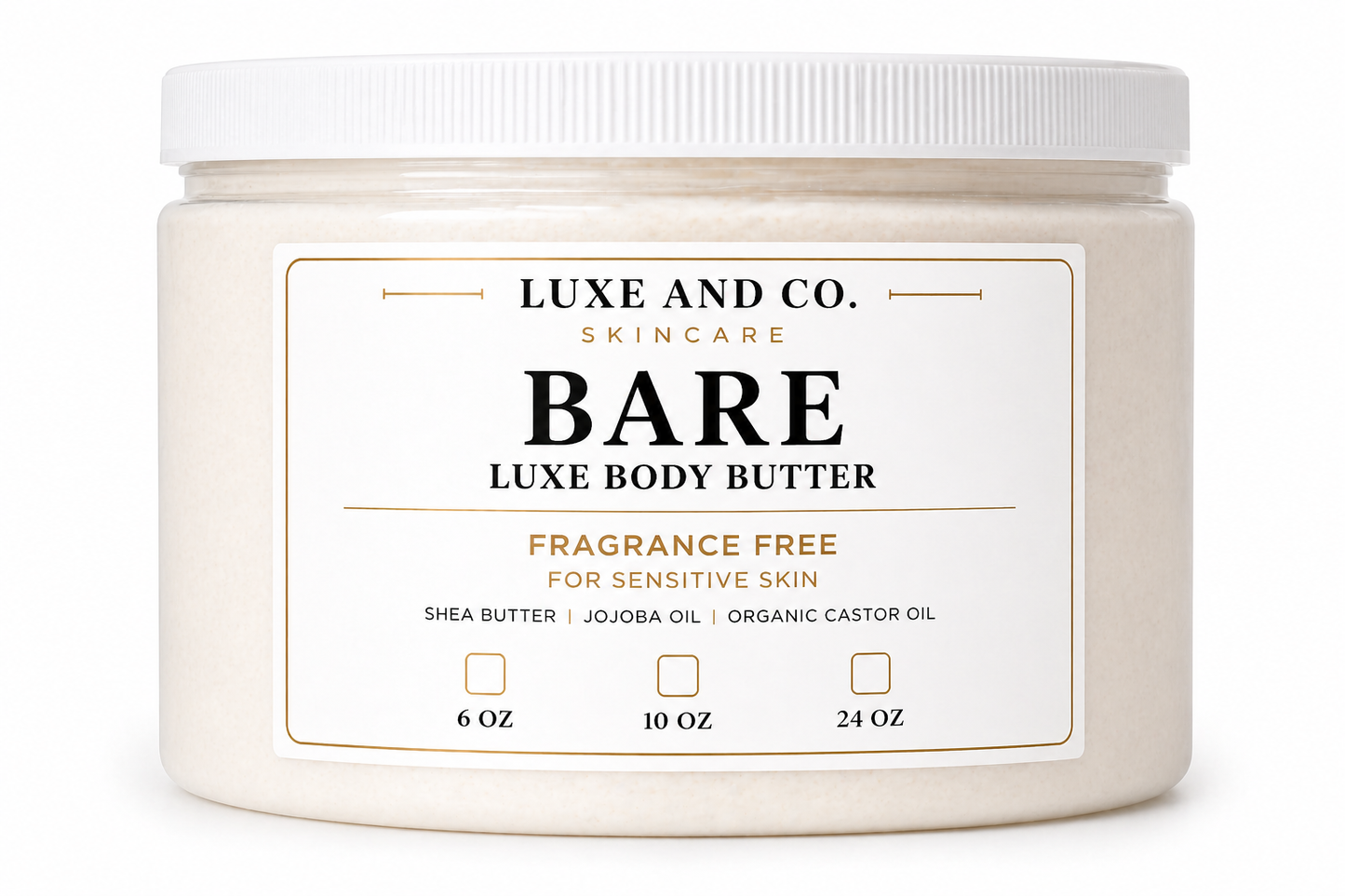 BARE Body Butter ~ Unscented
