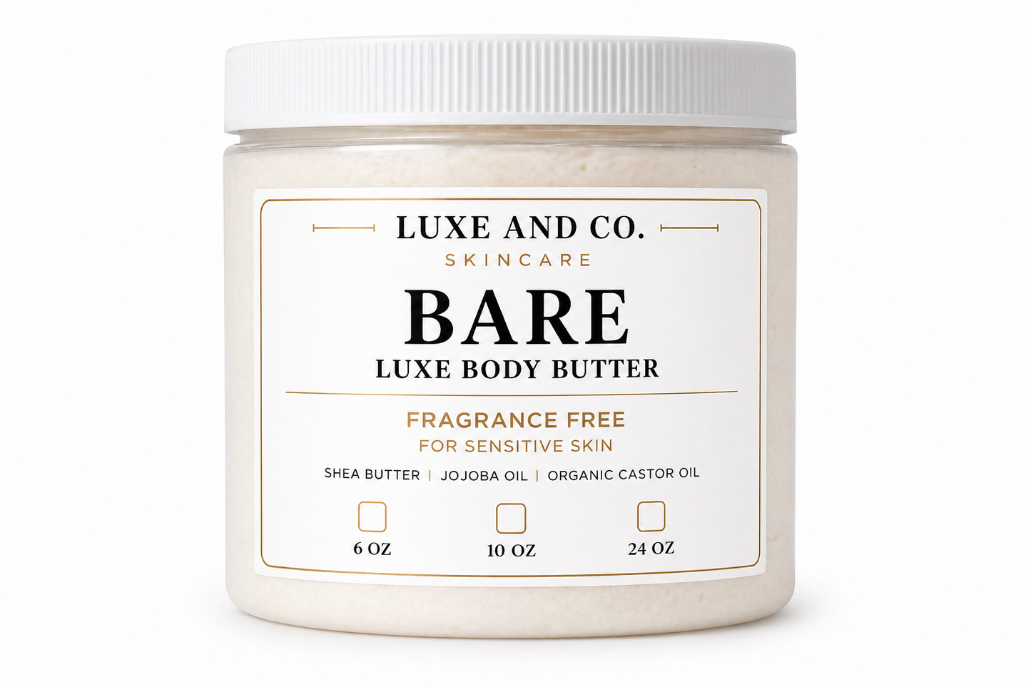 BARE Body Butter ~ Unscented
