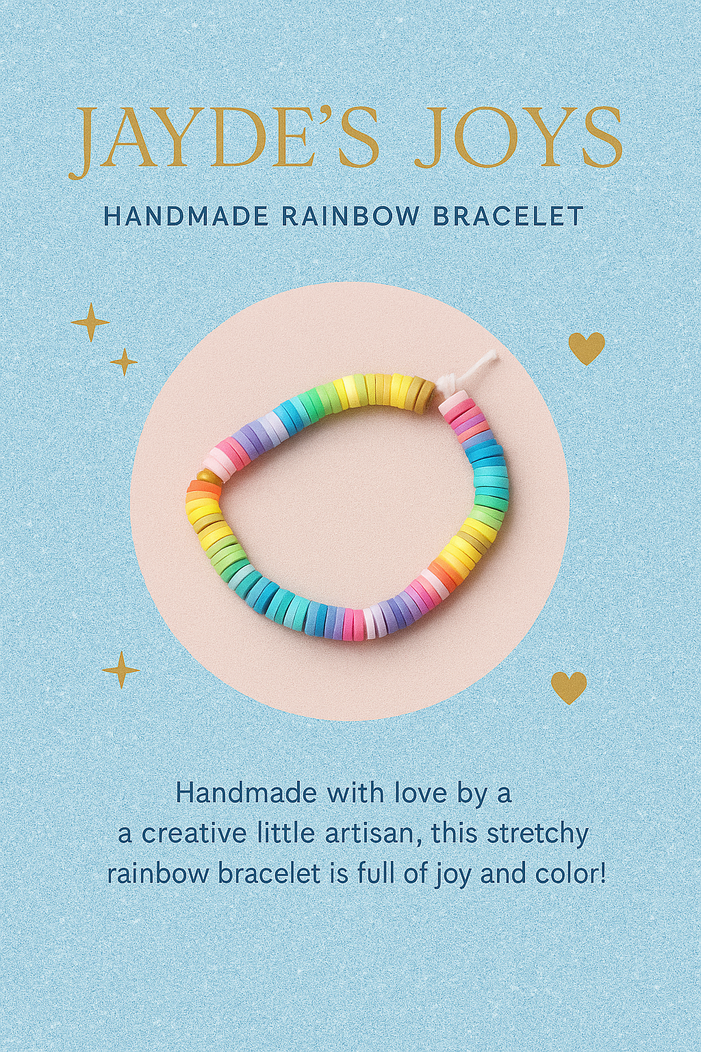 Rainbow 🌈 Sprinkle Donut Bracelet