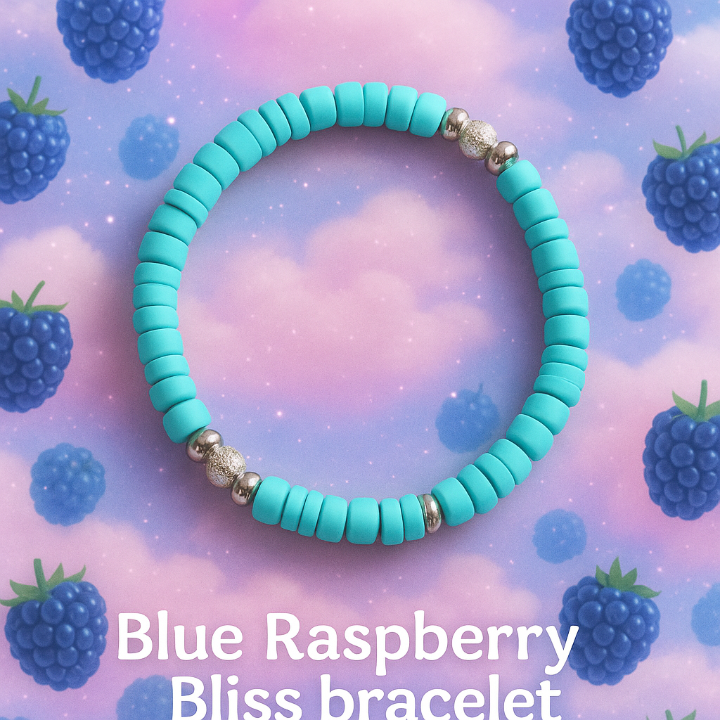 Blue Raspberry Bliss Bracelet 🍬💙
