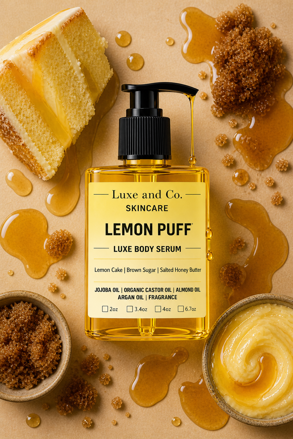 Lemon Puff Luxe Body Serum - LIMITED RELEASE