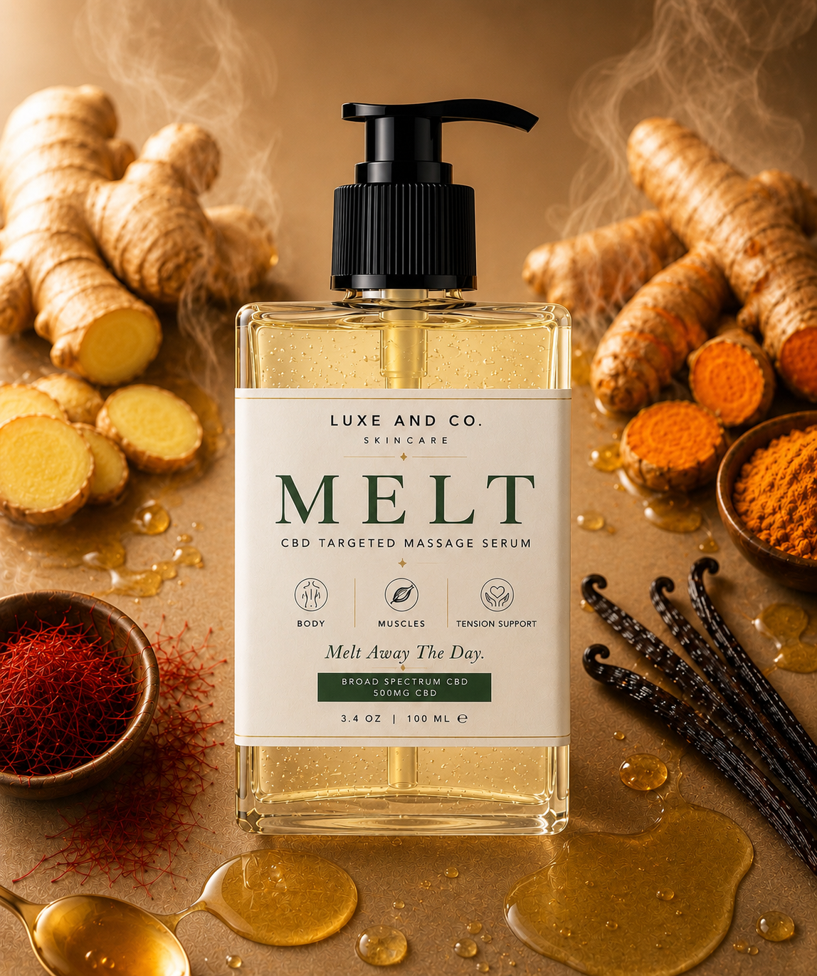 MELT. CBD Targeted Massage Serum