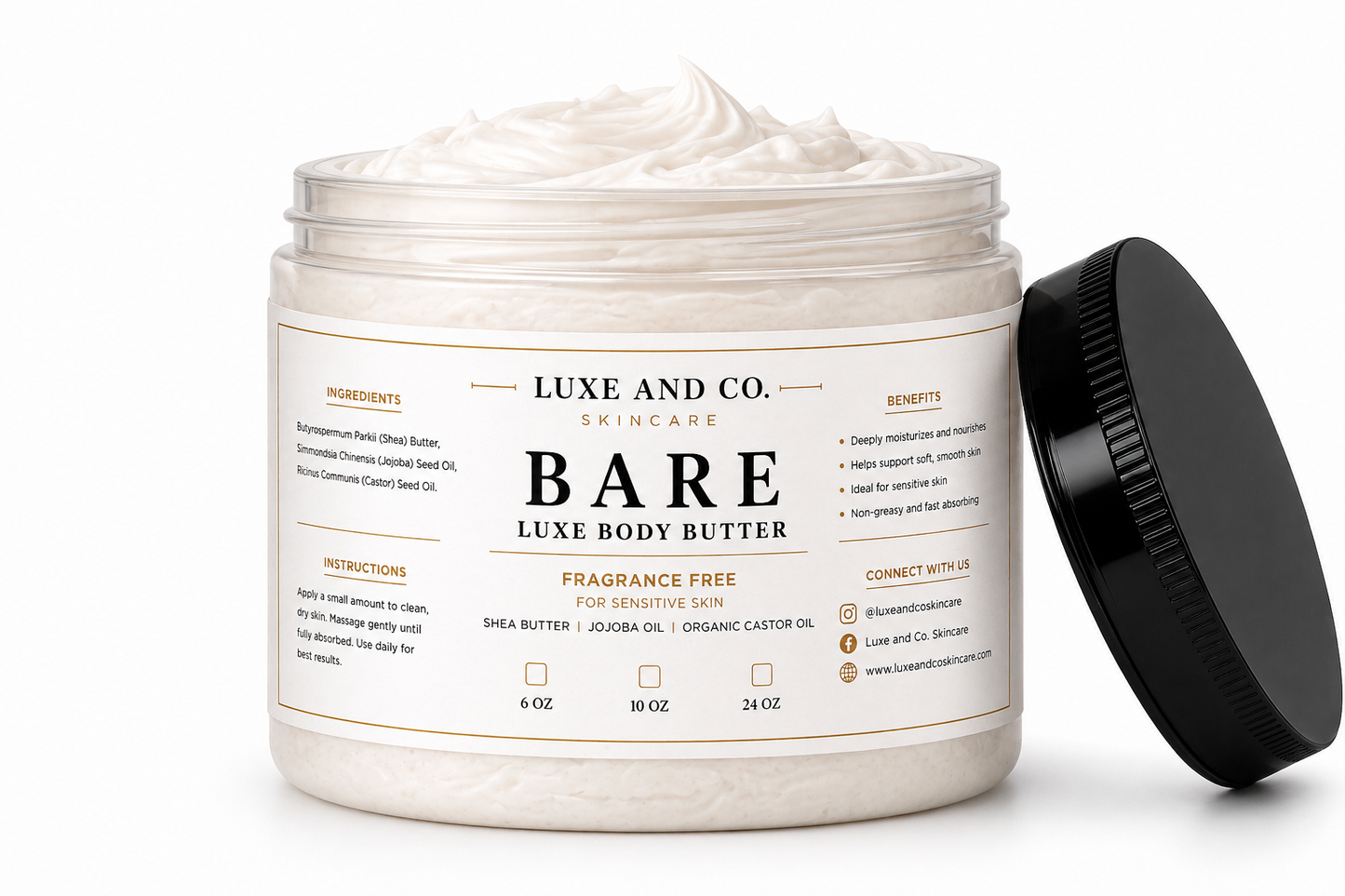 BARE Body Butter ~ Unscented