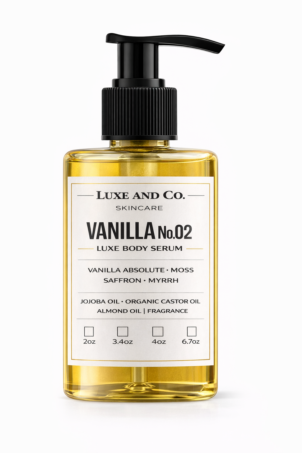 Vanilla No. 02 Luxe Body Serum ~ LIMITED RELEASE ~ Private Reserves Collection